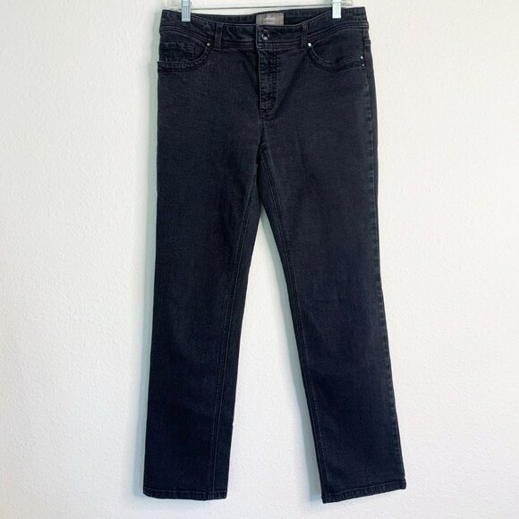 Chico’s So Slimming Faded Black Denim Jeans - Picture 1 of 9
